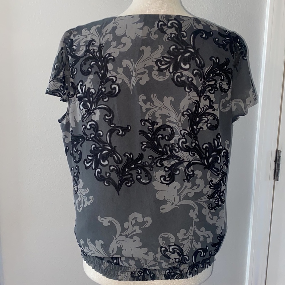 Apt. 9 Flutter Sleeve Blouson Blouse - image 5